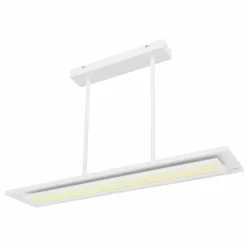 Luminaires Globo Lighting Suspension Globo MURPHY LED Blanc, 1 lumière, Télécommandes, Changeur de couleurs* Suspensions