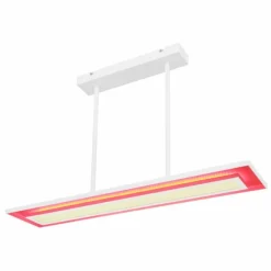Luminaires Globo Lighting Suspension Globo MURPHY LED Blanc, 1 lumière, Télécommandes, Changeur de couleurs* Suspensions