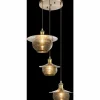Luminaires Antiques-Luminaires Globo Lighting Suspension Globo NEVIS Bronze, 3 lumières