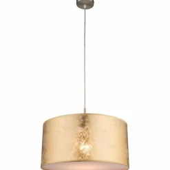 Lampe Turque-Luminaires Globo Lighting Suspension Globo Nickel mat, 1 lumière