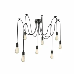 Luminaires Globo Lighting Suspension Globo Noir, 8 lumières* Suspensions