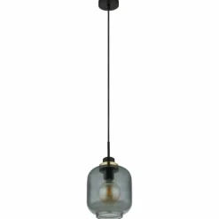 Suspension Verre Fumé-Luminaires Globo Lighting Suspension Globo OTHMAR Bronze, Noir, 1 lumière