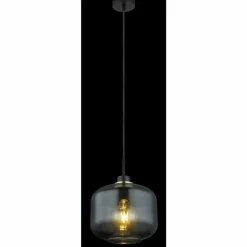 Suspension Verre Fumé-Luminaires Globo Lighting Suspension Globo OTHMAR Bronze, Noir, 1 lumière