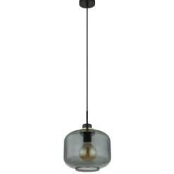 Suspension Verre Fumé-Luminaires Globo Lighting Suspension Globo OTHMAR Bronze, Noir, 1 lumière