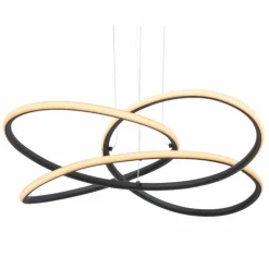 Luminaires Globo Lighting Suspension Globo PANDA LED Noir, 1 lumière* Suspensions