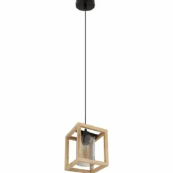 Luminaires Scandinaves-Luminaires Globo Lighting Suspension Globo PETTEY Noir, 1 lumière