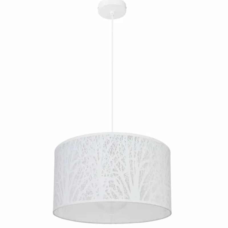 Lampes Vintages & Rétros-Luminaires Globo Lighting Suspension Globo PINNI Blanc, 1 lumière