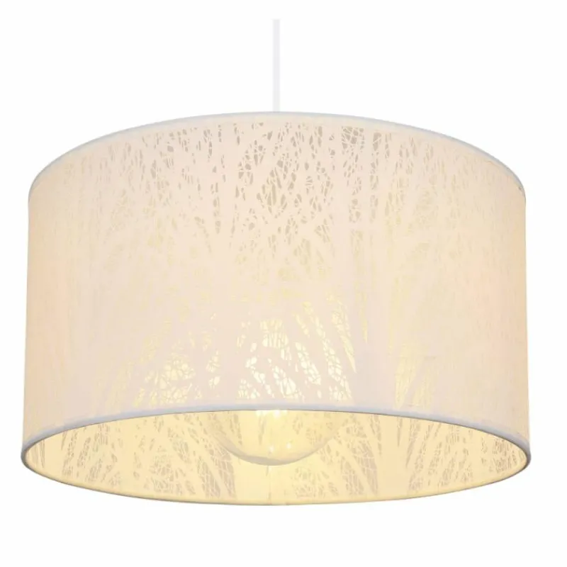 Lampes Vintages & Rétros-Luminaires Globo Lighting Suspension Globo PINNI Blanc, 1 lumière