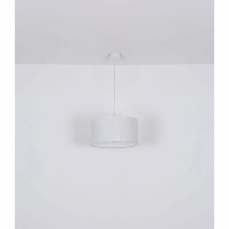 Lampes Vintages & Rétros-Luminaires Globo Lighting Suspension Globo PINNI Blanc, 1 lumière