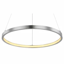 Luminaires Globo Lighting Suspension Globo RALPH LED Nickel mat, 1 lumière* Éclairage Led