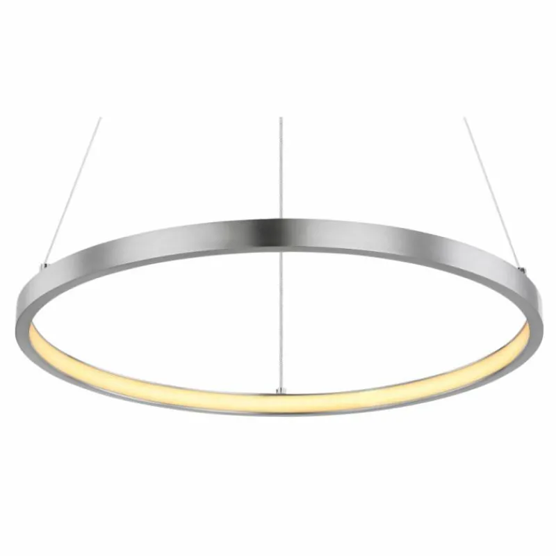 Luminaires Globo Lighting Suspension Globo RALPH LED Nickel mat, 1 lumière* Éclairage Led