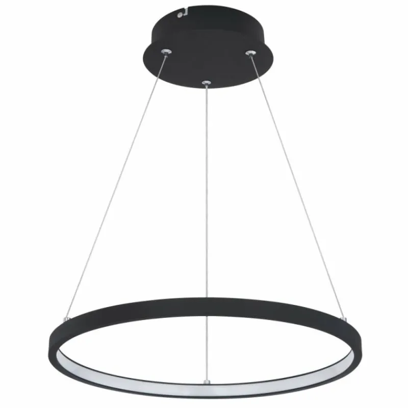 Luminaires Globo Lighting Suspension Globo RALPH LED Noir, 1 lumière* Éclairage Led
