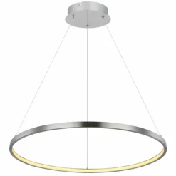 Luminaires Globo Lighting Suspension Globo RALPH LED Nickel mat, 1 lumière* Suspensions