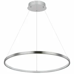 Luminaires Globo Lighting Suspension Globo RALPH LED Nickel mat, 1 lumière* Suspensions