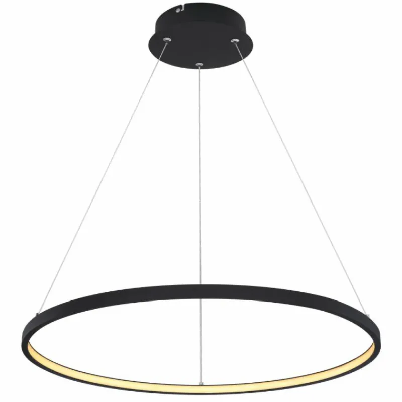 Luminaires Globo Lighting Suspension Globo RALPH LED Noir, 1 lumière* Éclairage Led