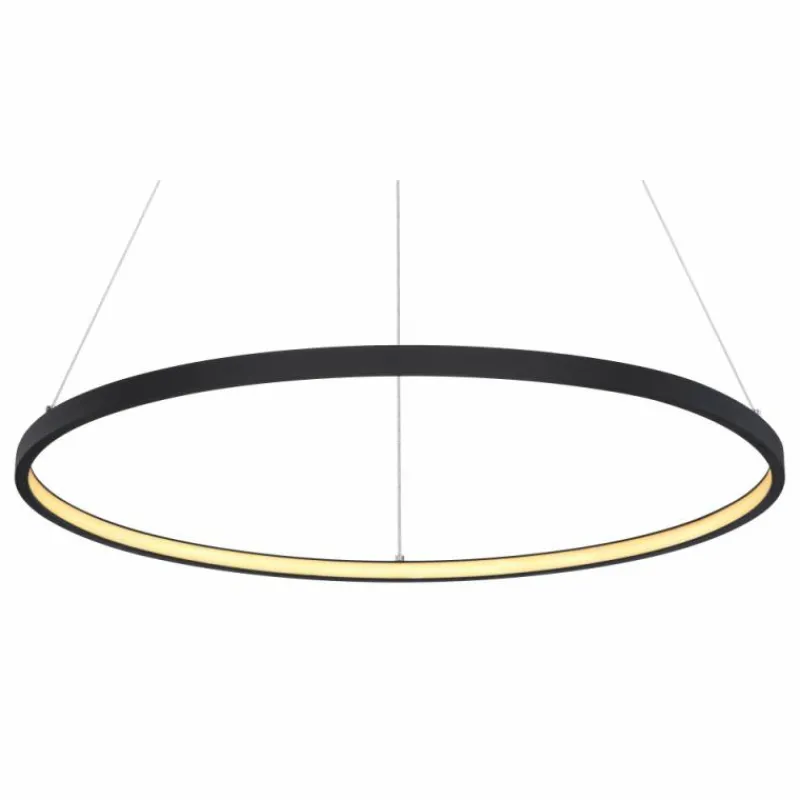 Luminaires Globo Lighting Suspension Globo RALPH LED Noir, 1 lumière* Éclairage Led