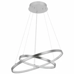 Luminaires Globo Lighting Suspension Globo RALPH LED Nickel mat, 1 lumière* Éclairage Led