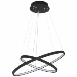 Luminaires Globo Lighting Suspension Globo RALPH LED Noir, 1 lumière* Éclairage Led