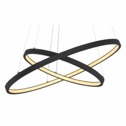 Luminaires Globo Lighting Suspension Globo RALPH LED Noir, 1 lumière* Éclairage Led