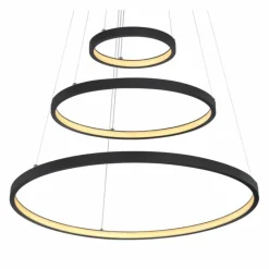 Luminaires Globo Lighting Suspension Globo RALPH LED Noir, 1 lumière* Suspensions