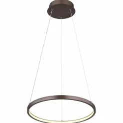 Luminaires Globo Lighting Suspension Globo RALPH LED Moka, 1 lumière* Éclairage Led