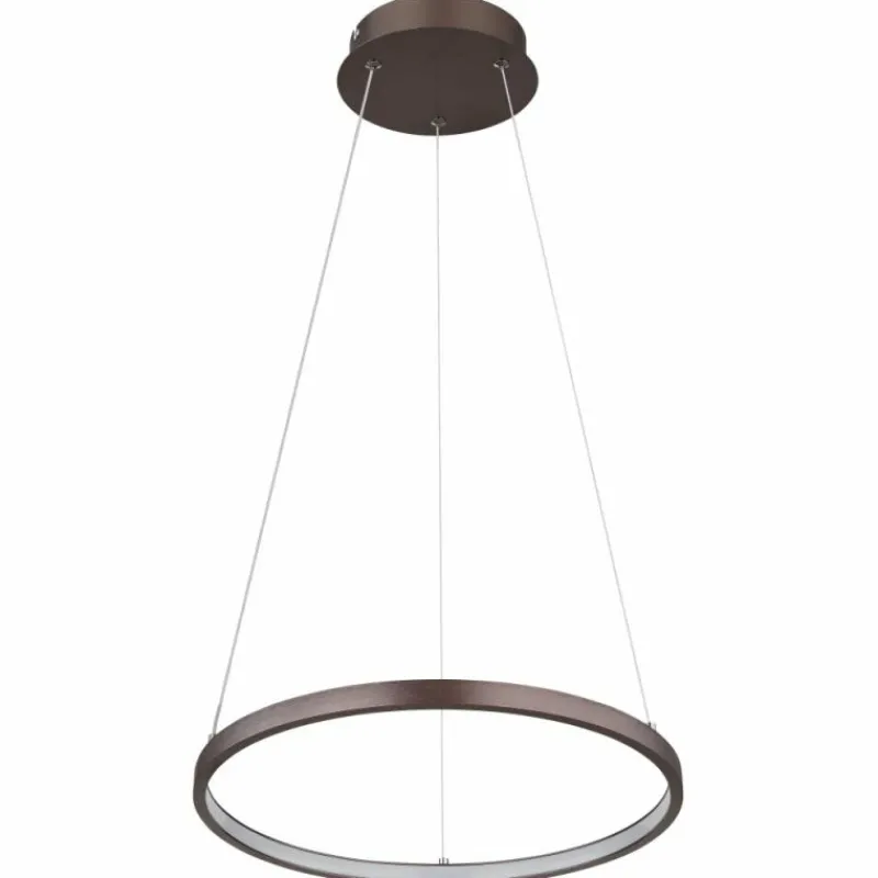 Luminaires Globo Lighting Suspension Globo RALPH LED Moka, 1 lumière* Éclairage Led