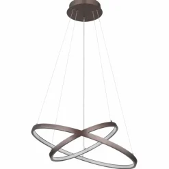 Luminaires Globo Lighting Suspension Globo RALPH LED Moka, 1 lumière* Éclairage Led
