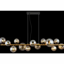 Luminaires Globo Lighting Suspension Globo RIHA LED Noir, 13 lumières