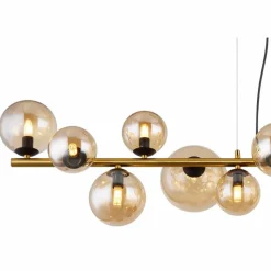 Luminaires Globo Lighting Suspension Globo RIHA LED Noir, 13 lumières