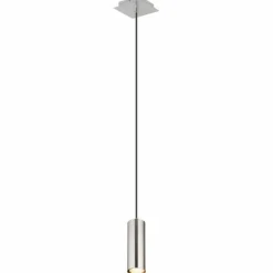 Luminaires Globo Lighting Suspension Globo ROBBY Chrome, Nickel mat, 1 lumière* Suspensions