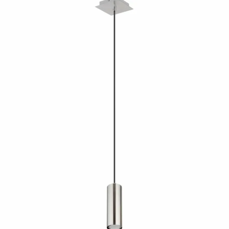 Luminaires Globo Lighting Suspension Globo ROBBY Chrome, Nickel mat, 1 lumière* Suspensions