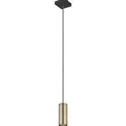 Luminaires Globo Lighting Suspension Globo ROBBY Noir, 1 lumière* Suspensions