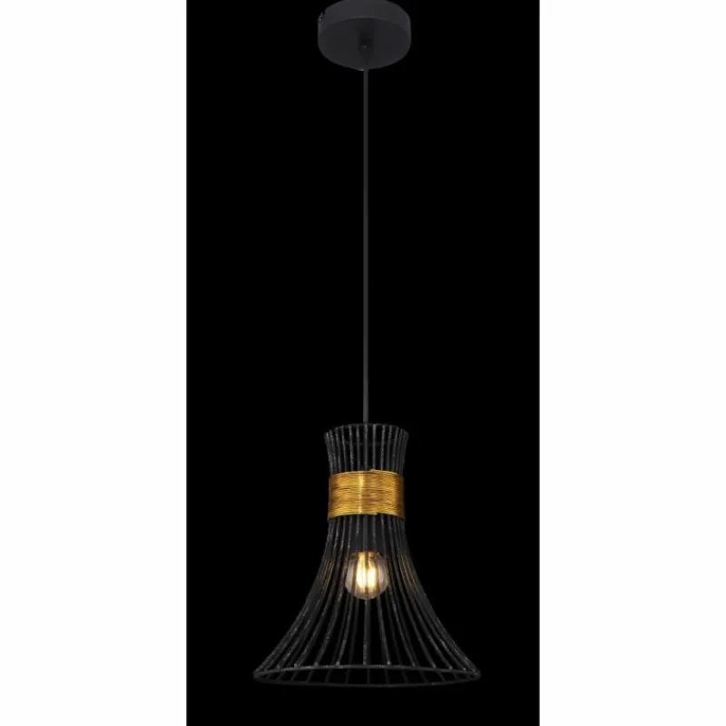 Luminaires Globo Lighting Suspension Globo ROXY Noir, 1 lumière* Suspensions