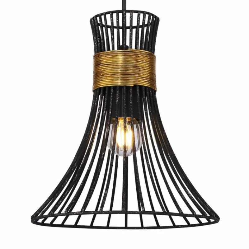 Luminaires Globo Lighting Suspension Globo ROXY Noir, 1 lumière* Suspensions