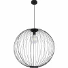 Lampes À Boules-Luminaires Globo Lighting Suspension Globo ROZA Noir, 1 lumière