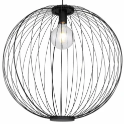Lampes À Boules-Luminaires Globo Lighting Suspension Globo ROZA Noir, 1 lumière