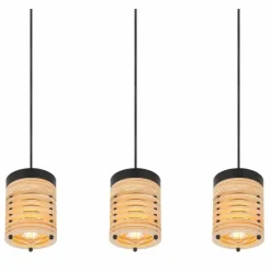 Luminaires Scandinaves-Luminaires Globo Lighting Suspension Globo RUTH Noir, 4 lumières