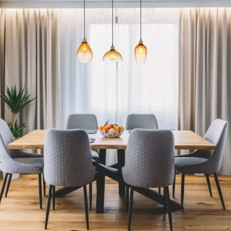 Luminaires Globo Lighting Suspension Globo SALVY Noir, 3 lumières