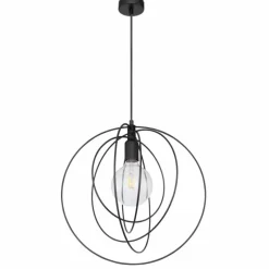 Luminaires Globo Lighting Suspension Globo SARINI Noir, 1 lumière* Suspensions