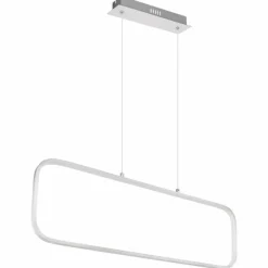 Luminaires Globo Lighting Suspension Globo SILLA LED Nickel mat, 1 lumière* Éclairage Led