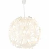 Luminaires Globo Lighting Suspension Globo STELLA Blanc, 1 lumière* Suspensions