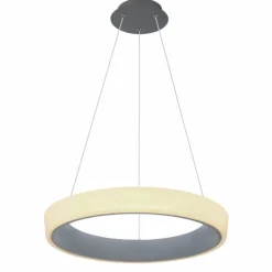 Luminaires Globo Lighting Suspension Globo TABANO LED Anthracite, 1 lumière, Télécommandes