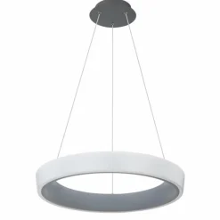 Luminaires Globo Lighting Suspension Globo TABANO LED Anthracite, 1 lumière, Télécommandes
