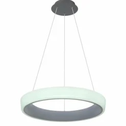Luminaires Globo Lighting Suspension Globo TABANO LED Anthracite, 1 lumière, Télécommandes