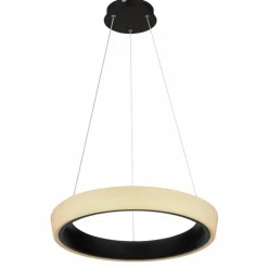 Luminaires Globo Lighting Suspension Globo TABANO LED Noir, 1 lumière, Télécommandes* Éclairage Led
