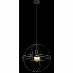Luminaires Globo Lighting Suspension Globo TAMARA Noir, 1 lumière* Suspensions