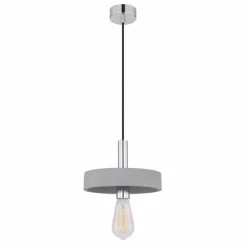 Luminaires Globo Lighting Suspension Globo TIMO Gris, 1 lumière* Suspensions