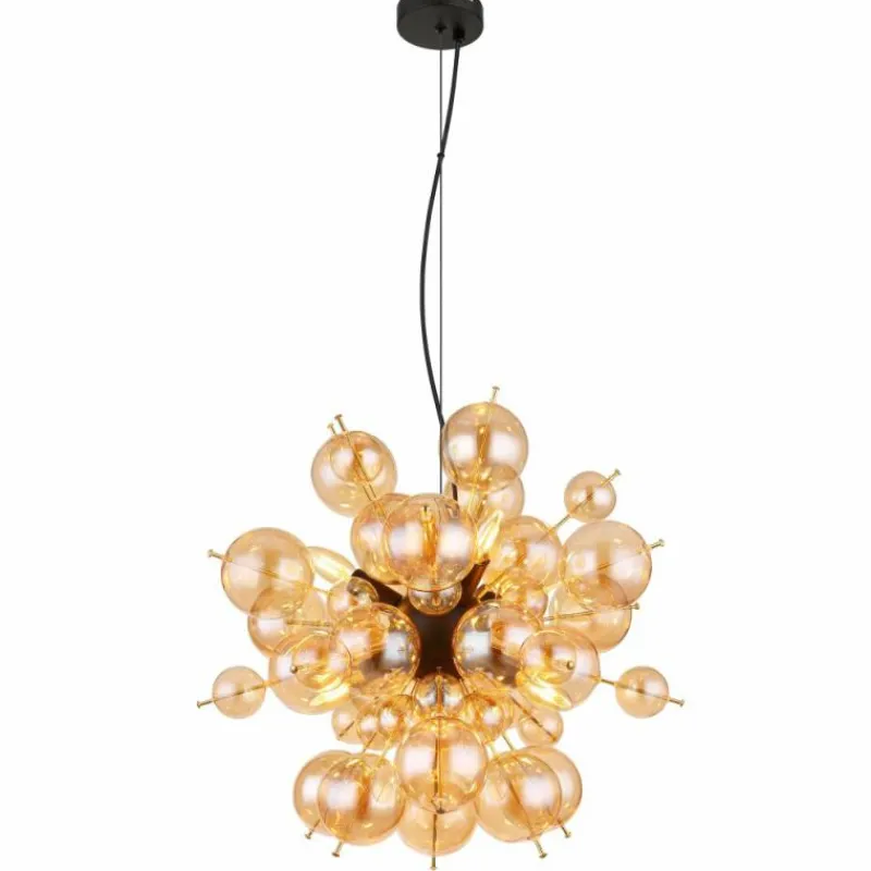 Luminaires Globo Lighting Suspension Globo UDO Noir, 6 lumières