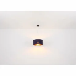 Lampes En Tissu-Luminaires Globo Lighting Suspension Globo URBAN Noir, 1 lumière