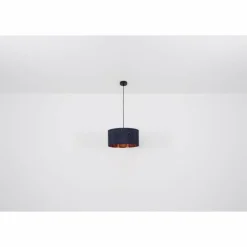 Lampes En Tissu-Luminaires Globo Lighting Suspension Globo URBAN Noir, 1 lumière